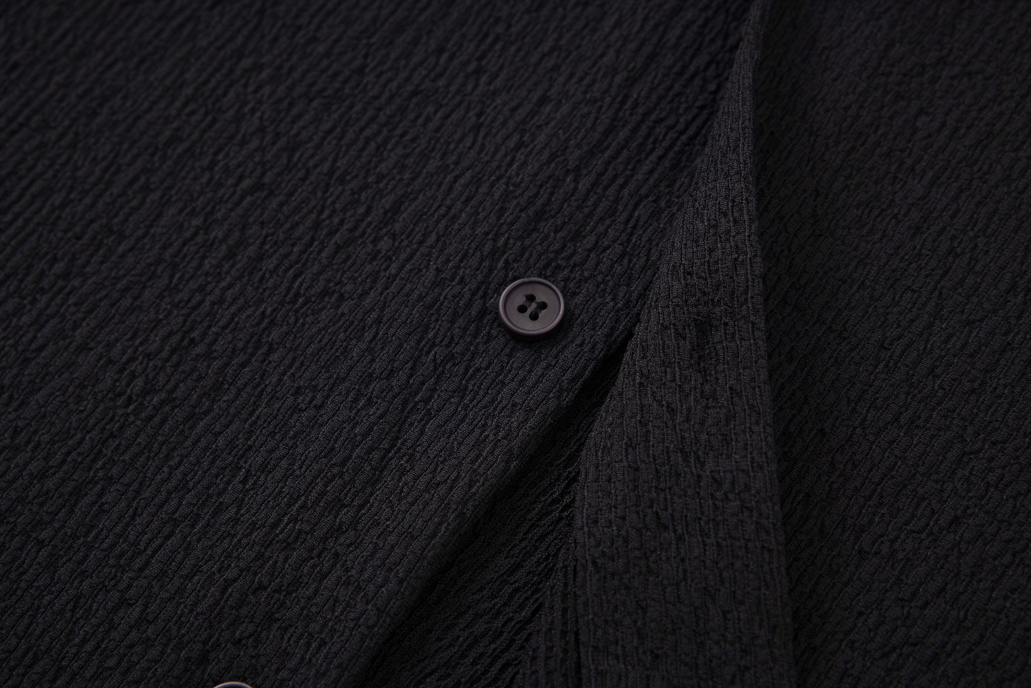 Textured T-shirt-Black × Chino Short-Light-Grey — Combo Look