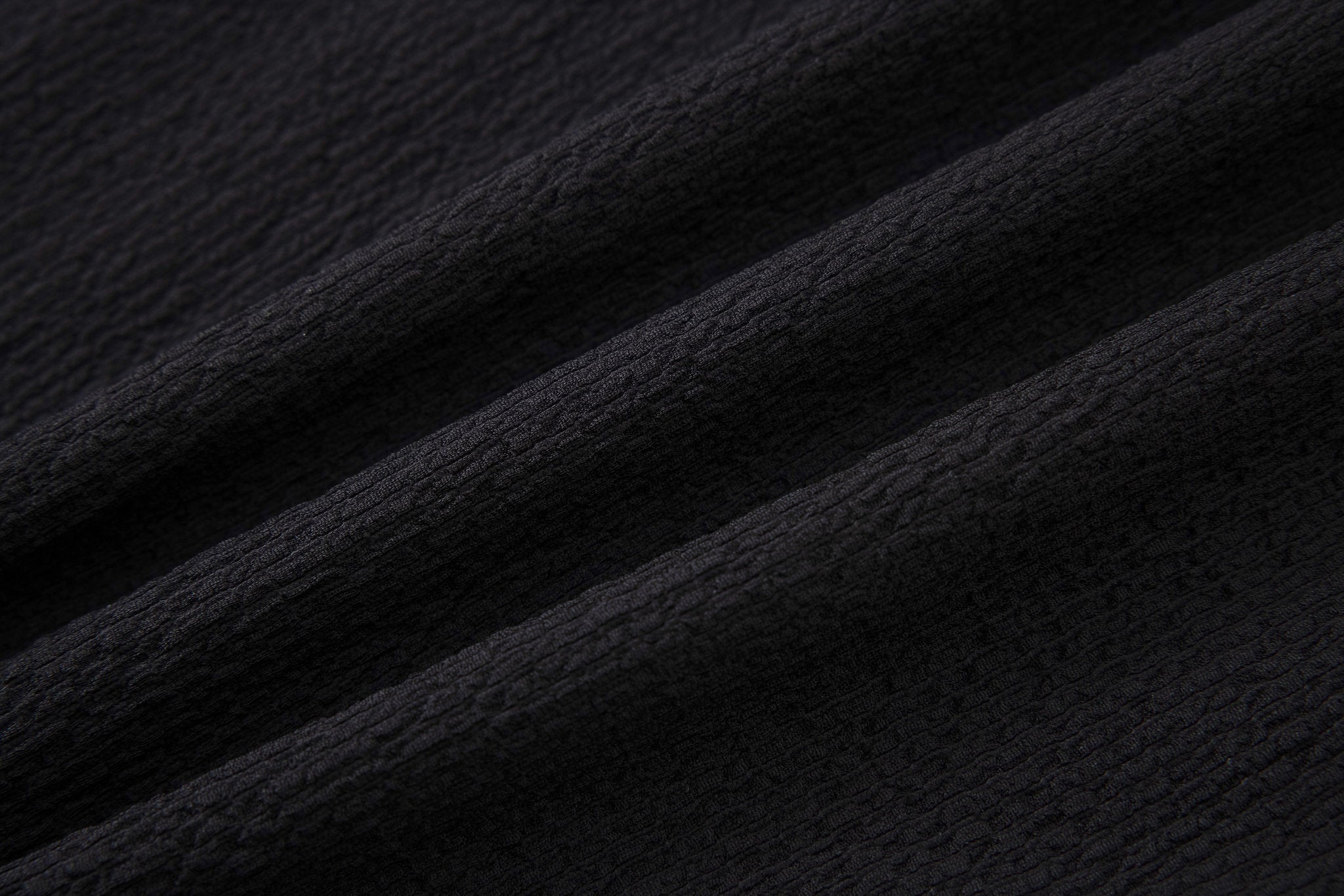 Textured T-shirt-Black × Chino Short-Light-Grey — Combo Look