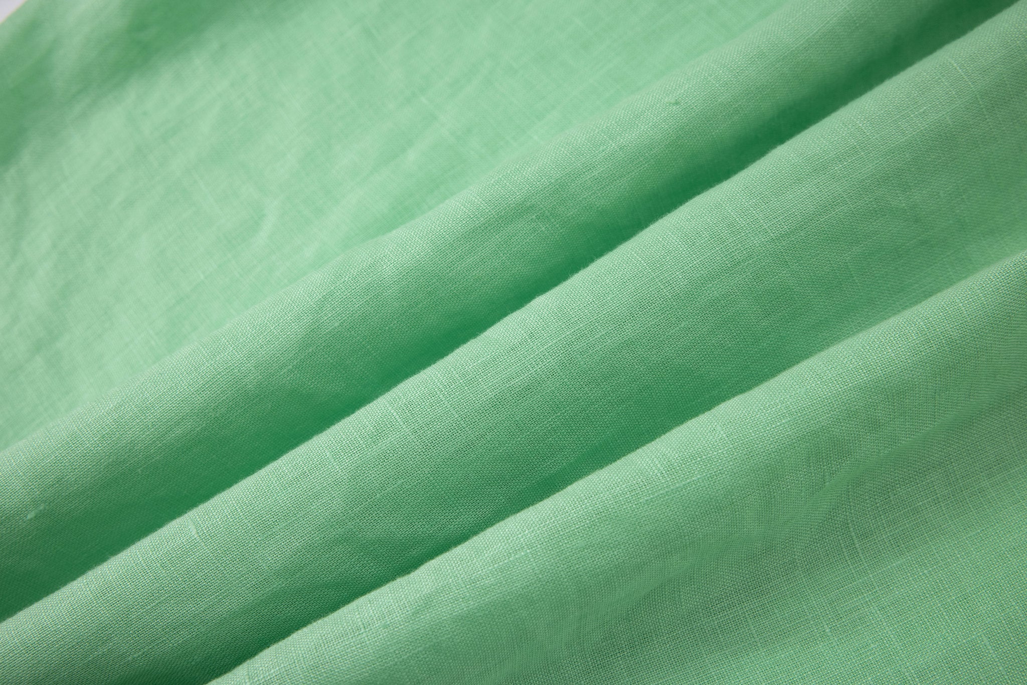 Linen Long Sleeves-Pastel-Mint