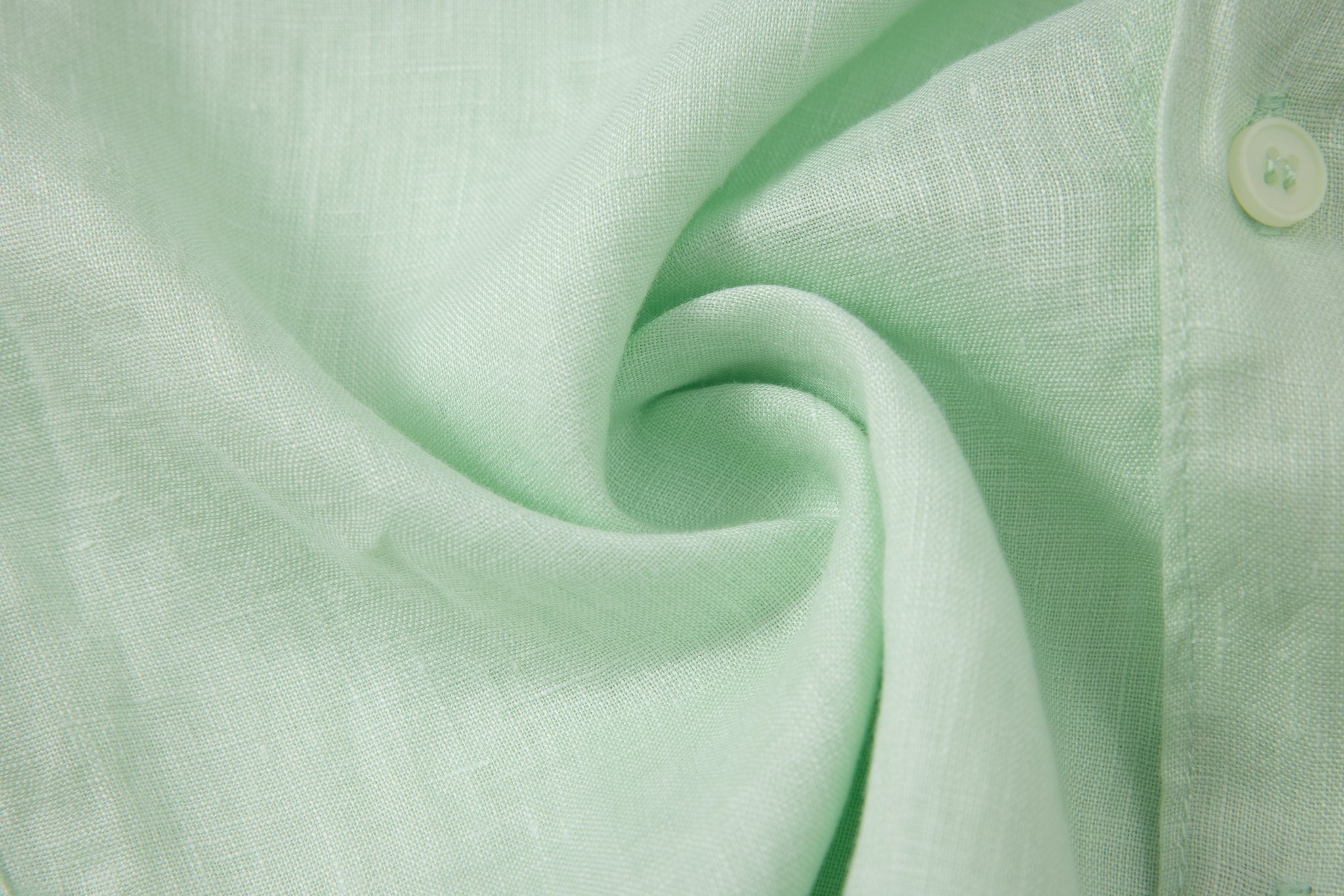Linen Long Sleeves-Mint-Green × Linen Pants-Ivory — Combo Look