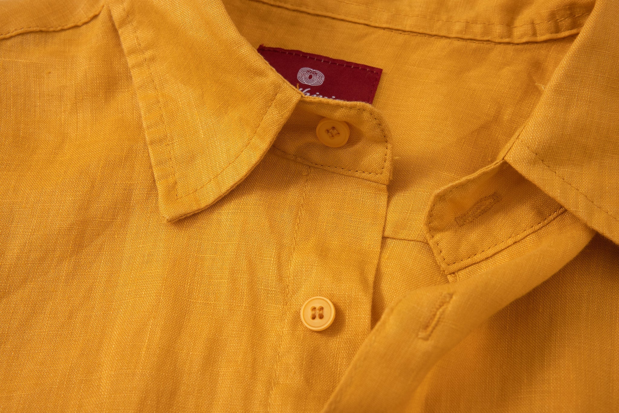 Linen Long Sleeves-Mango × Linen Pants-Beige — Combo Look