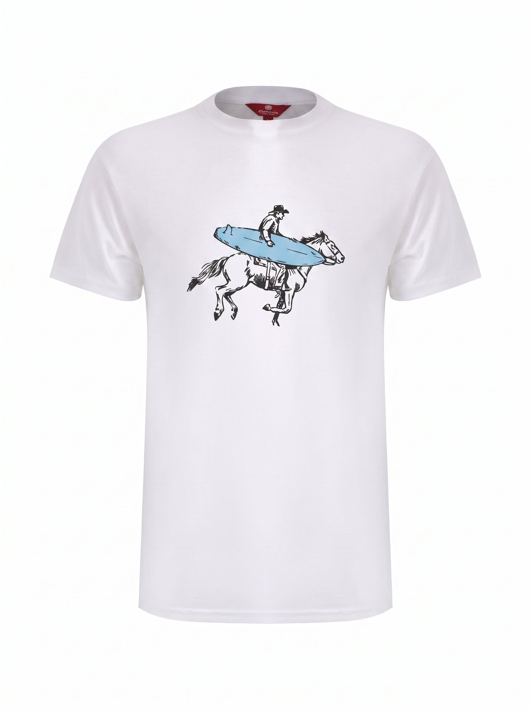 Swimming shorts-Stingray × T-shirt-Desert Surfer T-Shirt — Combo Look