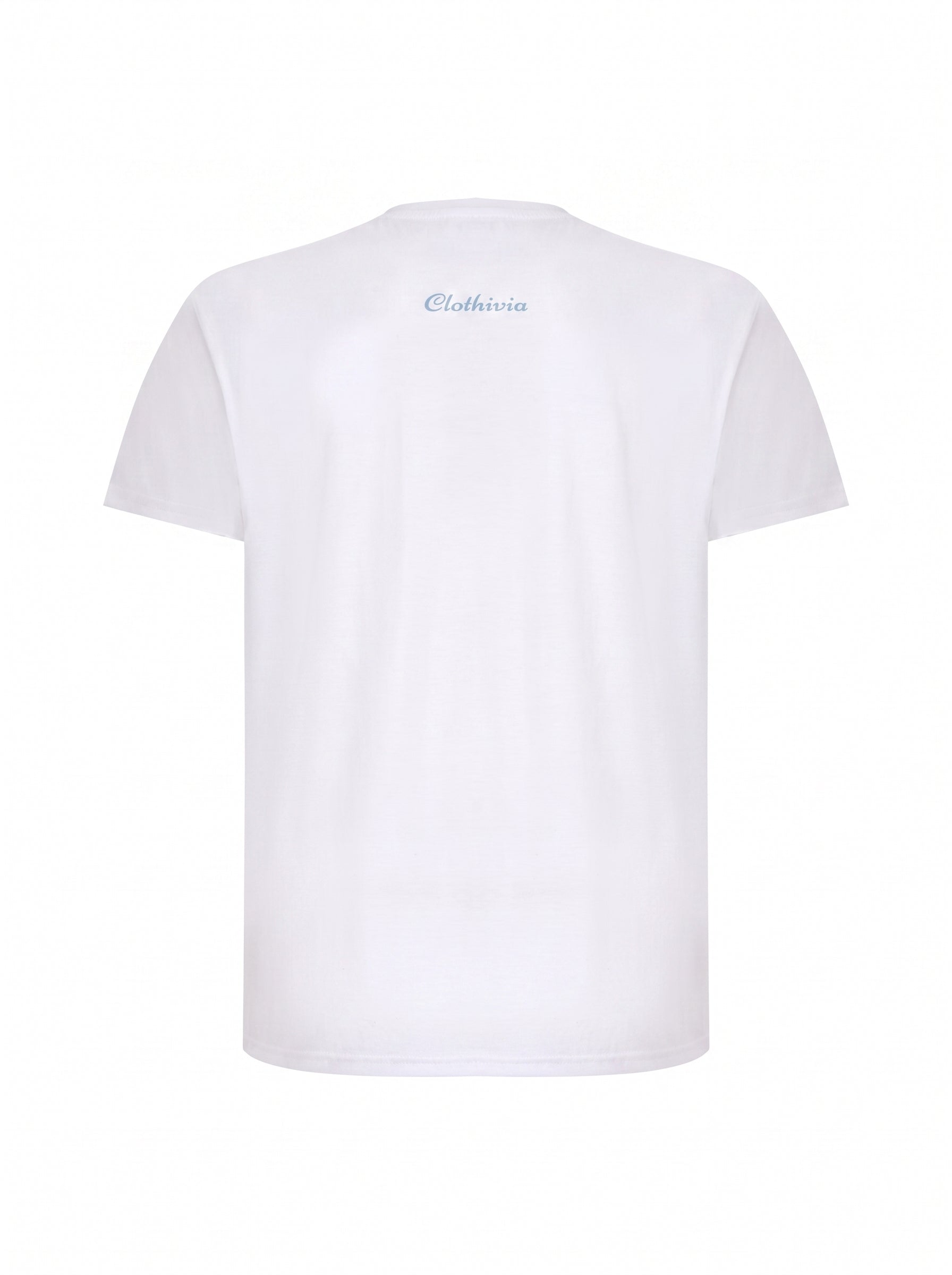 Signature Swimming shorts-Baby Blue × T-shirt-Desert Surfer T-Shirt — Combo Look
