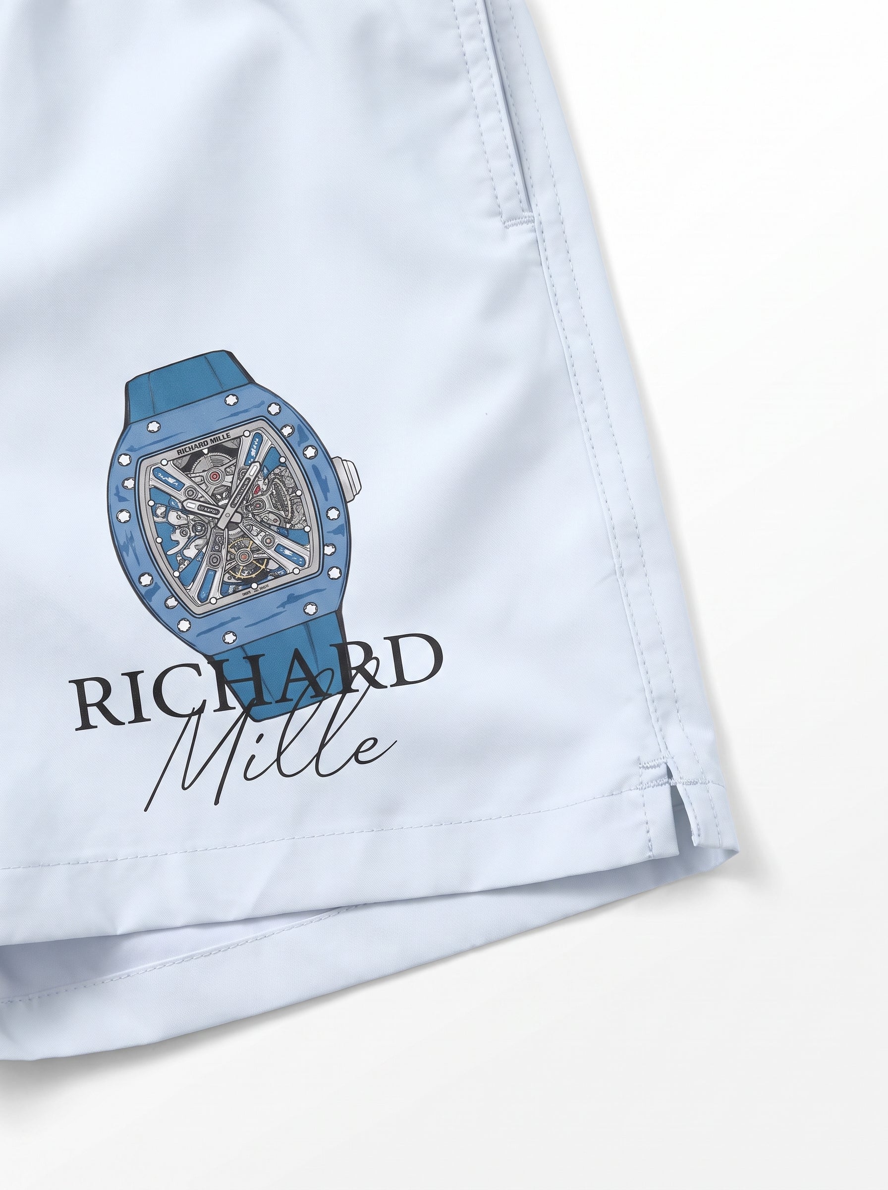 Swimming shorts-Timepiece × T-shirt-Surf Society T-Shirt — Combo Look