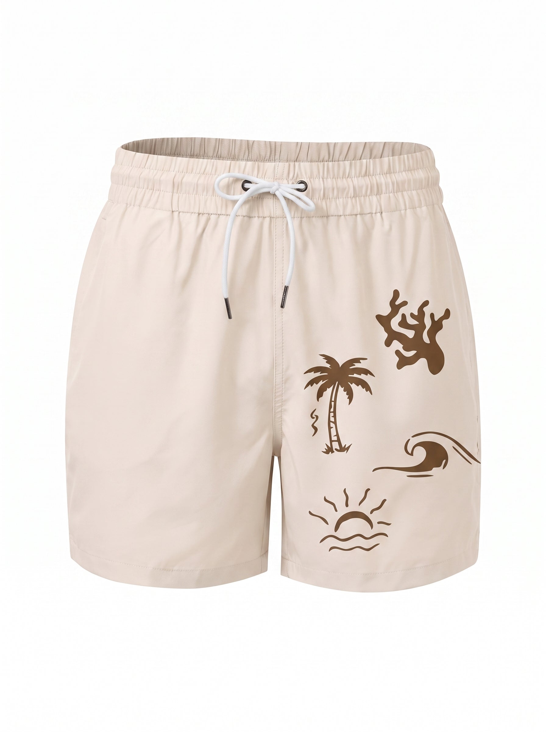 Swimming shorts-Driftwood × T-shirt-Surf Society T-Shirt — Combo Look