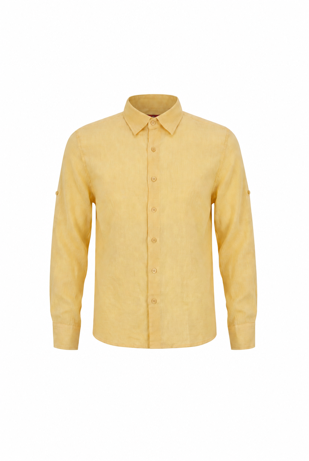 Linen Long Sleeve-Yellow