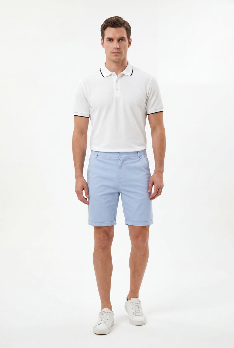 chino short -Baby-Blue