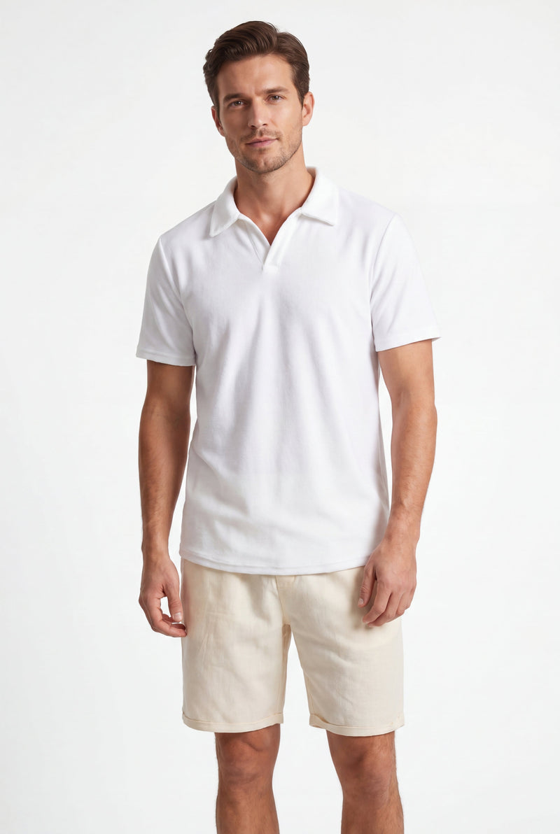 Linen Short-Ivory