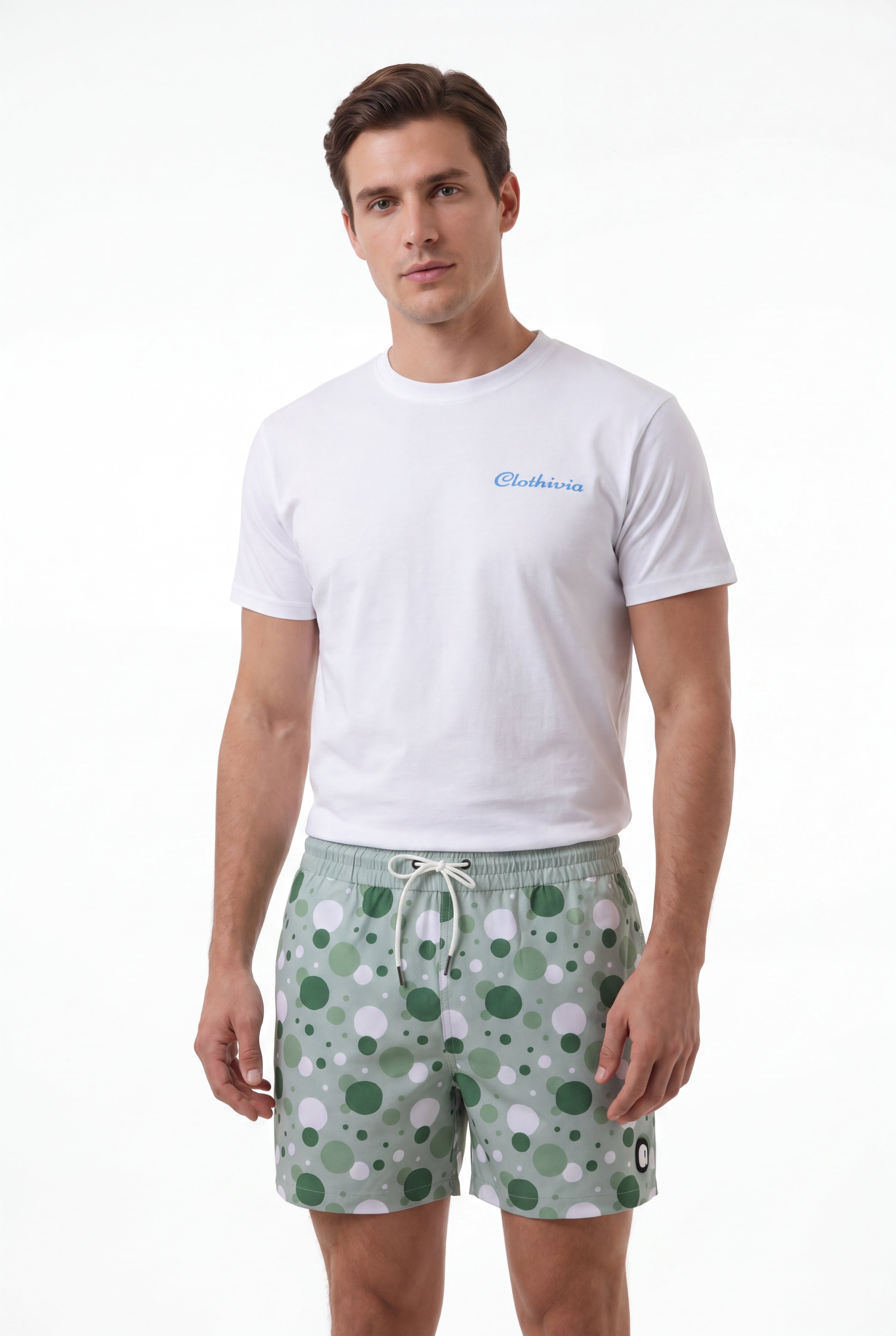 Bubble Swim Short -Green