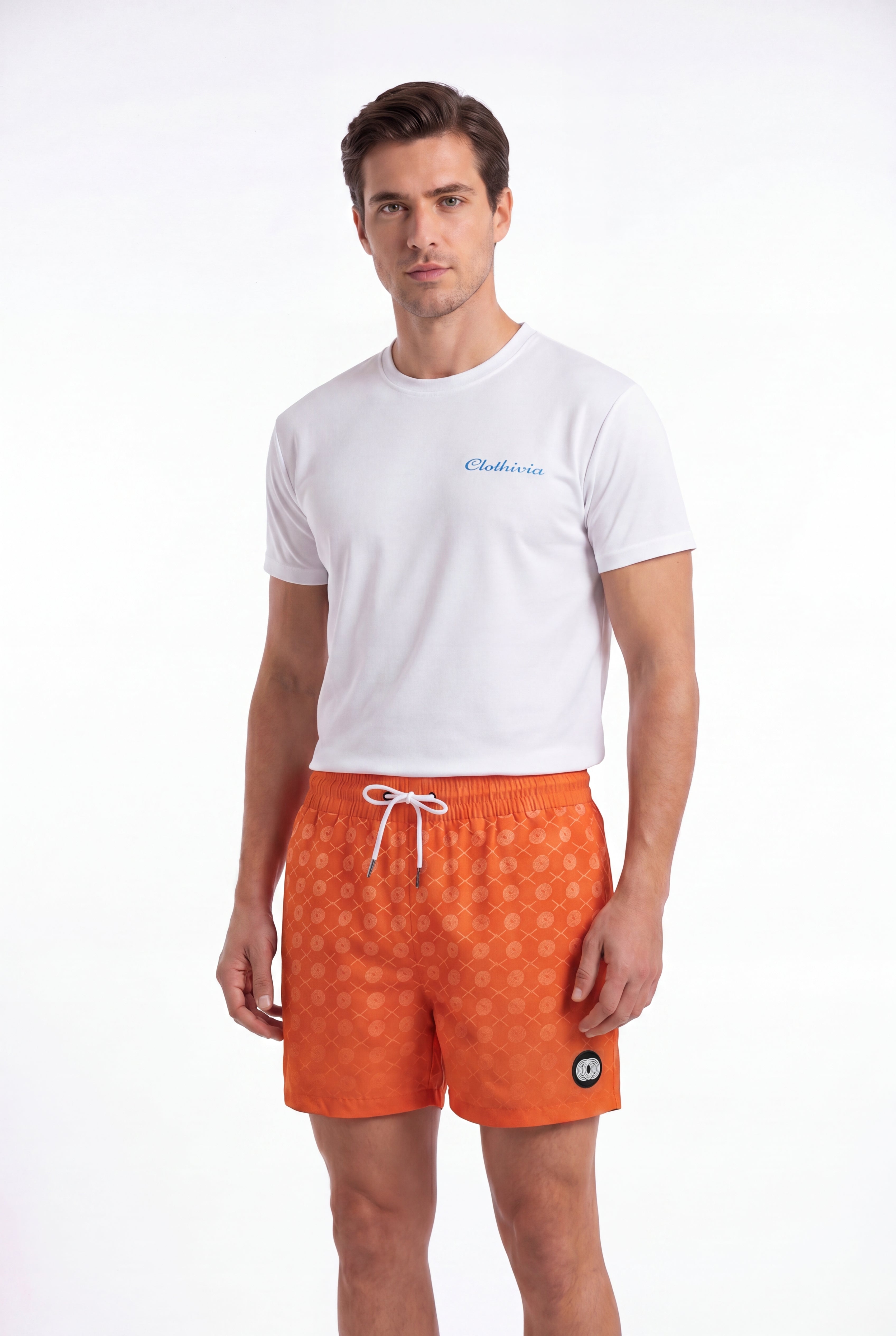 Signature Swim Shorts -Orange