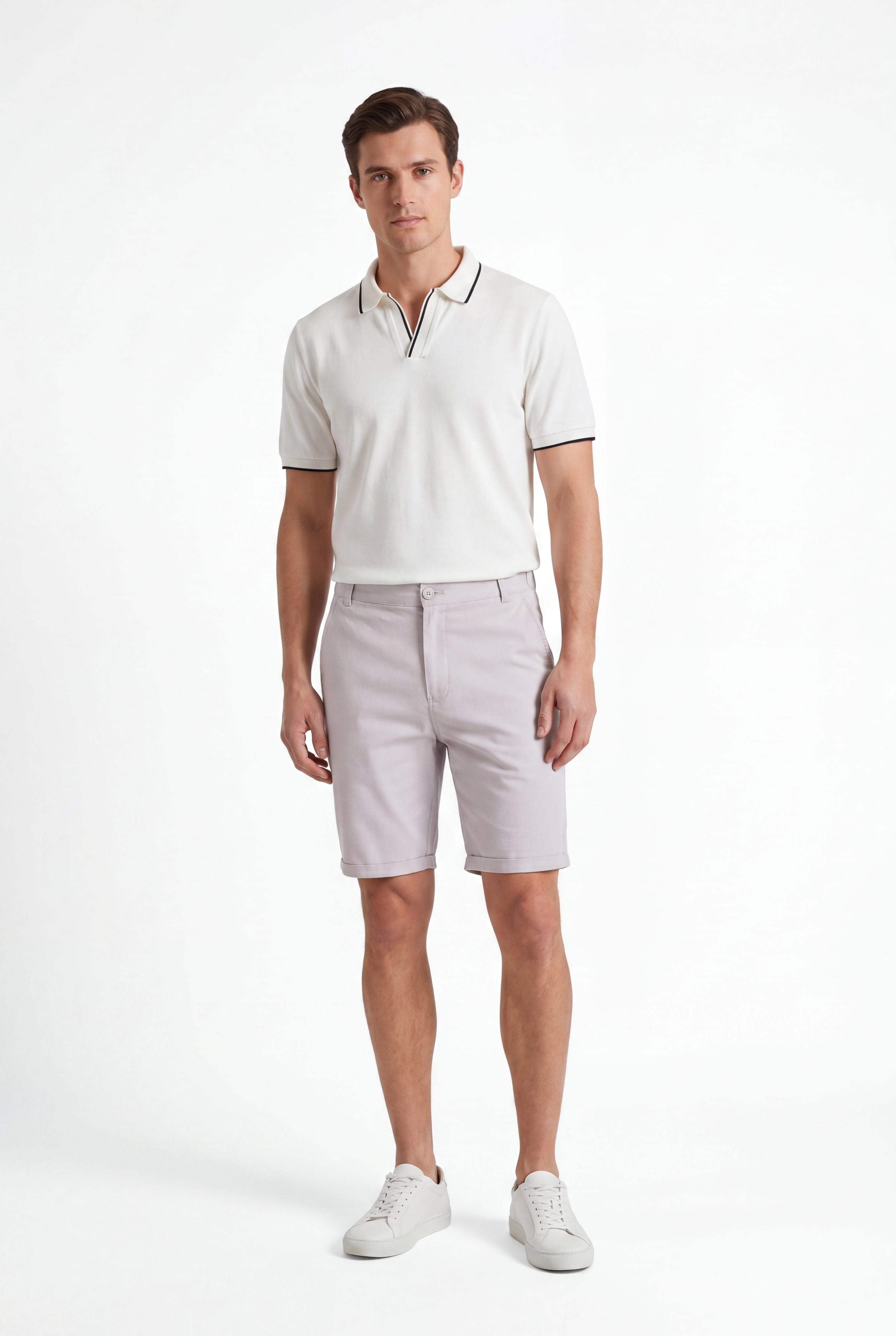 Chino Short-Light-Grey