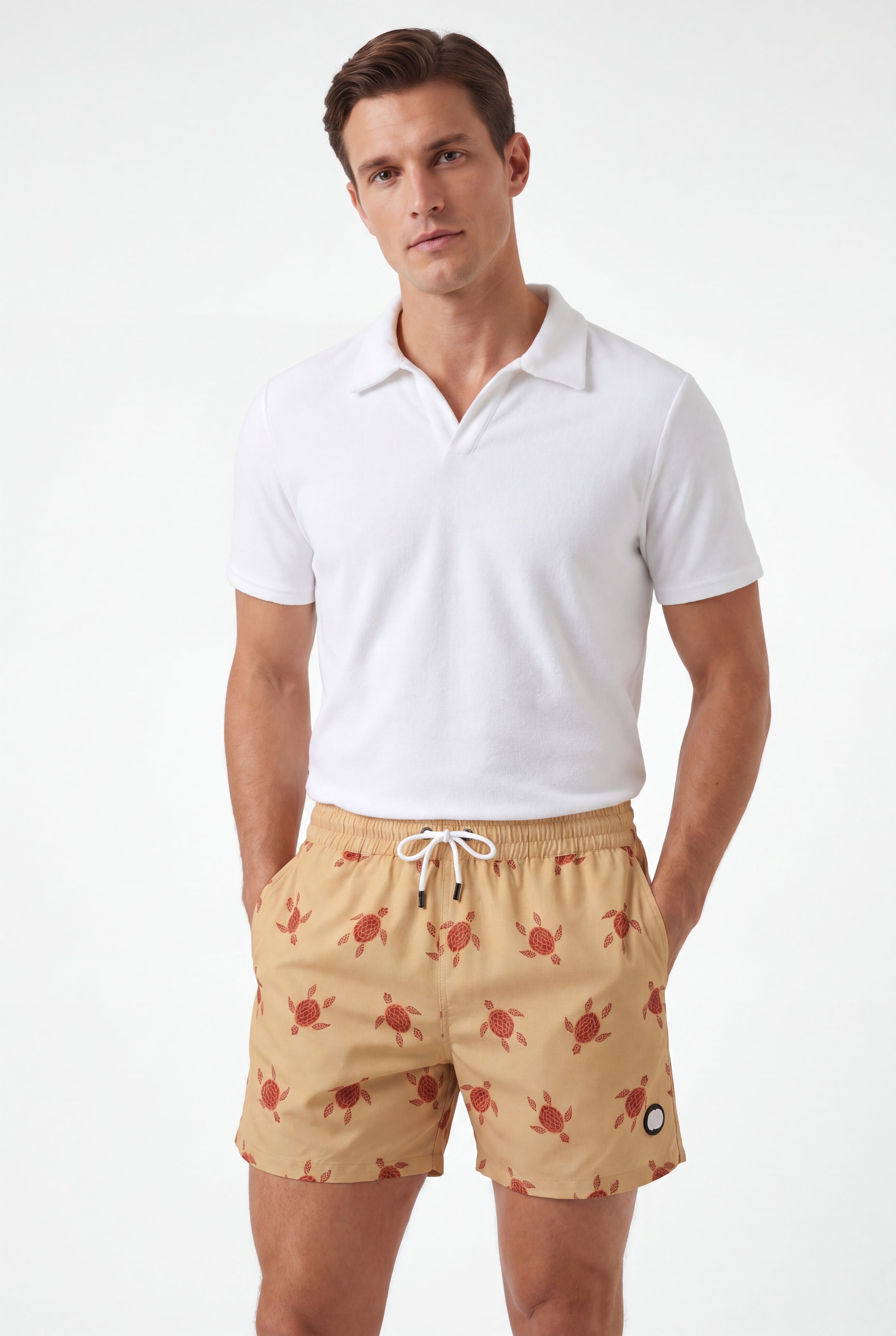 Swimming shorts-Turtle-Tide-Beige