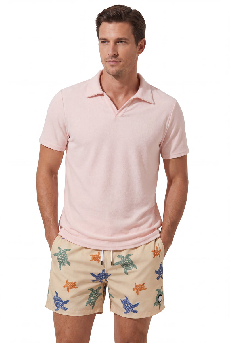 Swimming shorts-Sand-Turtle-Beige