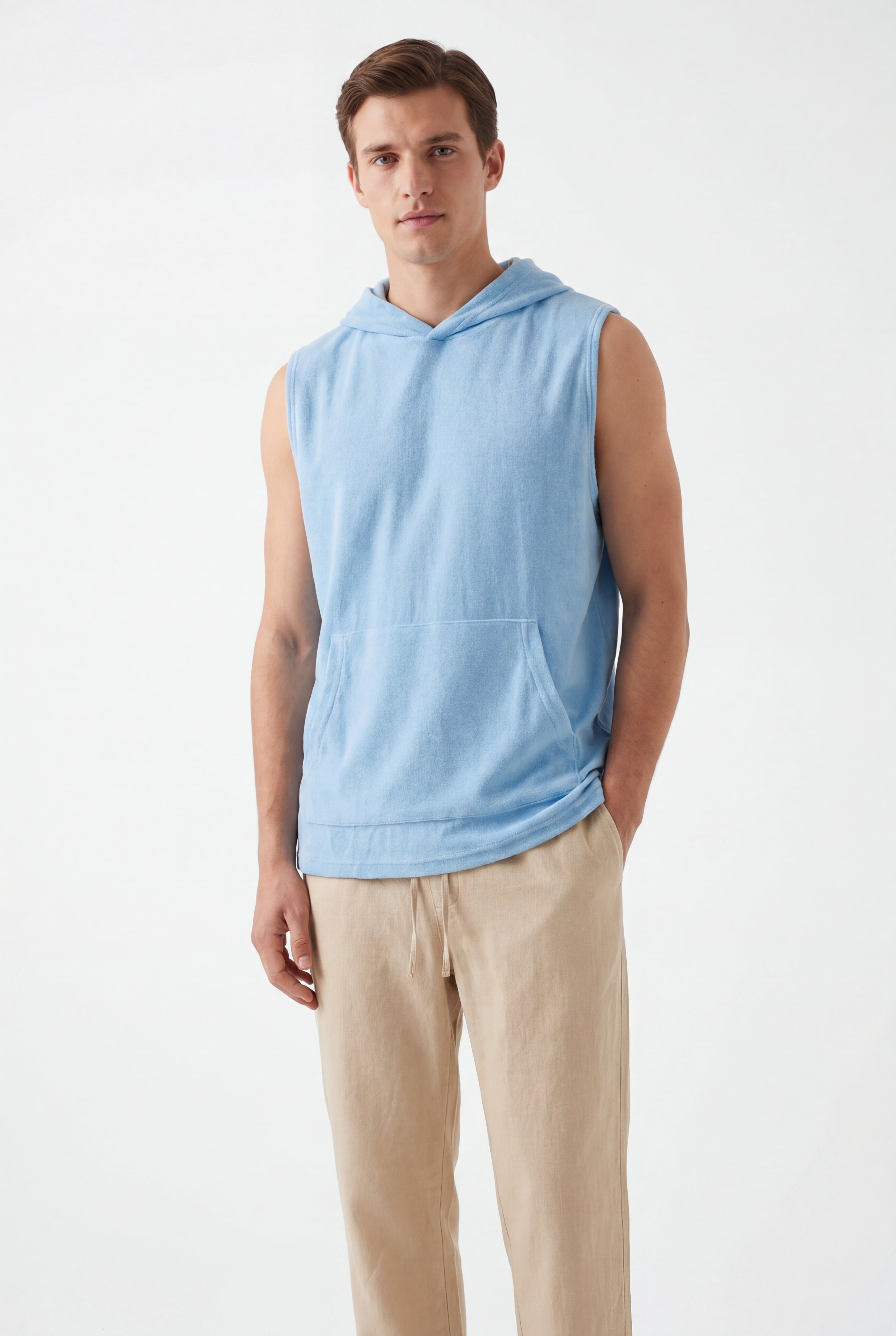 Towel Hoodie-Baby-Blue