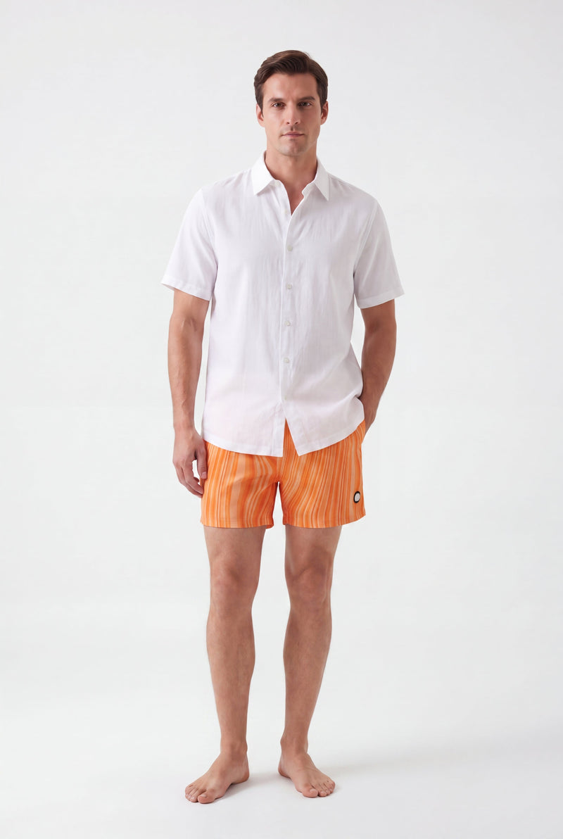 Swimming shorts-Ocean-Flow-Orange